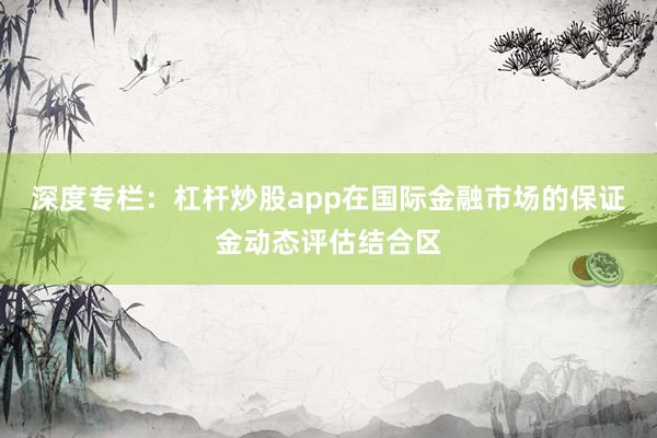 深度专栏:杠杆炒股app在国际金融市场的保证金动态评估结合区