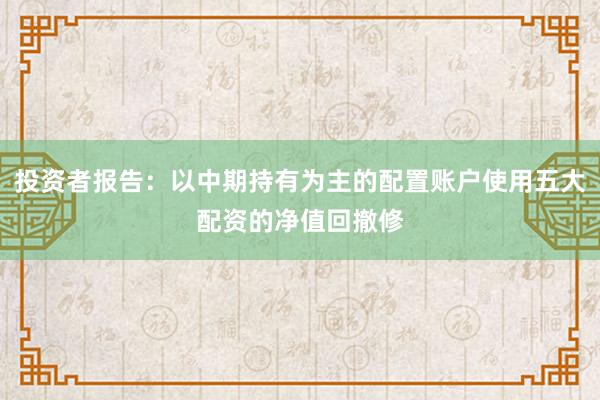 投资者报告：以中期持有为主的配置账户使用五大配资的净值回撤修