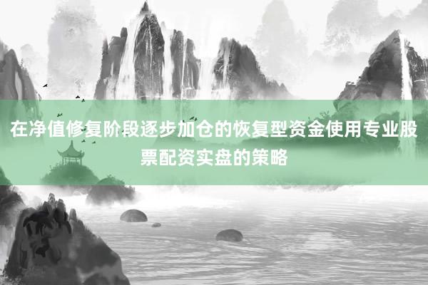 在净值修复阶段逐步加仓的恢复型资金使用专业股票配资实盘的策略