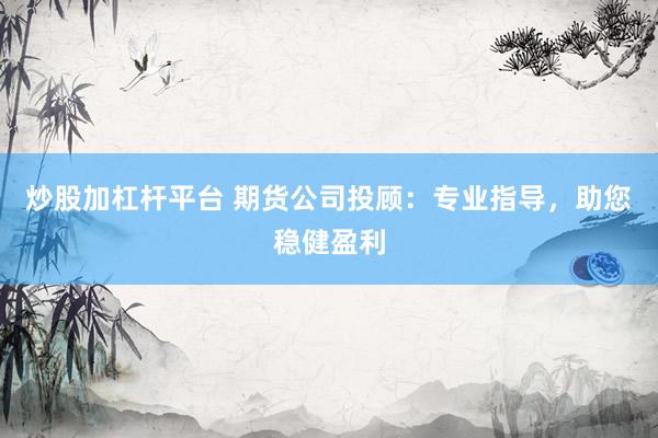 炒股加杠杆平台 期货公司投顾：专业指导，助您稳健盈利